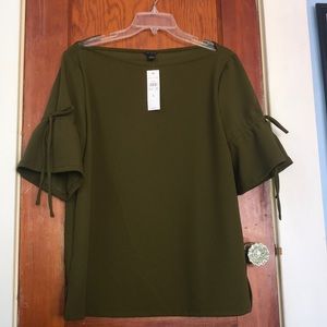 Dark green blouse